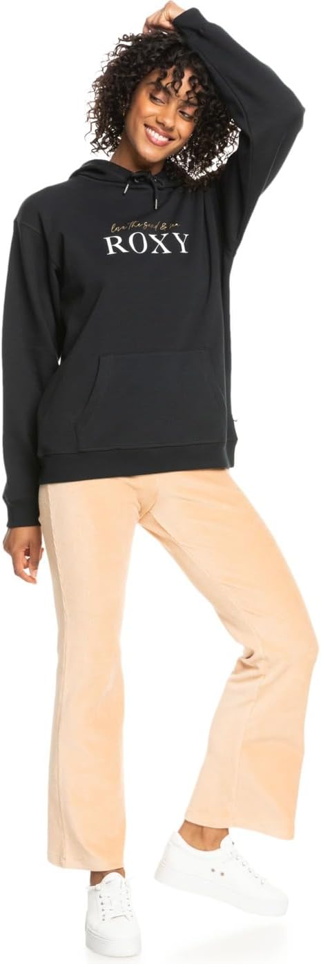 Roxy Damen Surf Stoked Hoodie Brushed Pullover (1er Pack) XS Anthracite, XS Anthracite