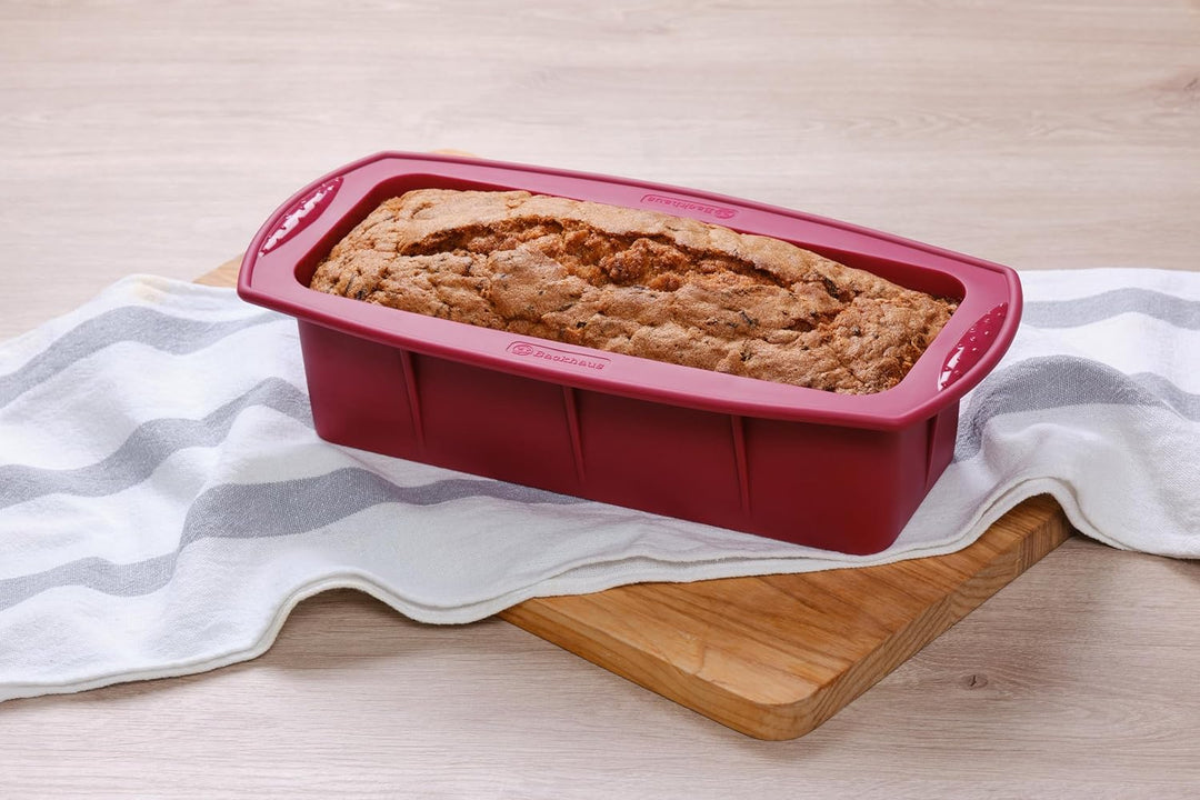 Backhaus FlexBake Silikon Kastenform 26cm – BPA-frei, antihaftend, mit Verstärkungsrand, LFGB-zertif