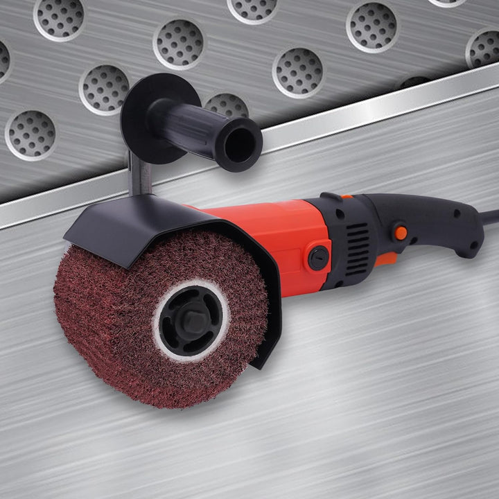 Satiniermaschine 220V | Schleifmaschine Polieren | Walzenschleif | 1400W | Rostfrei | Ergonomische Z