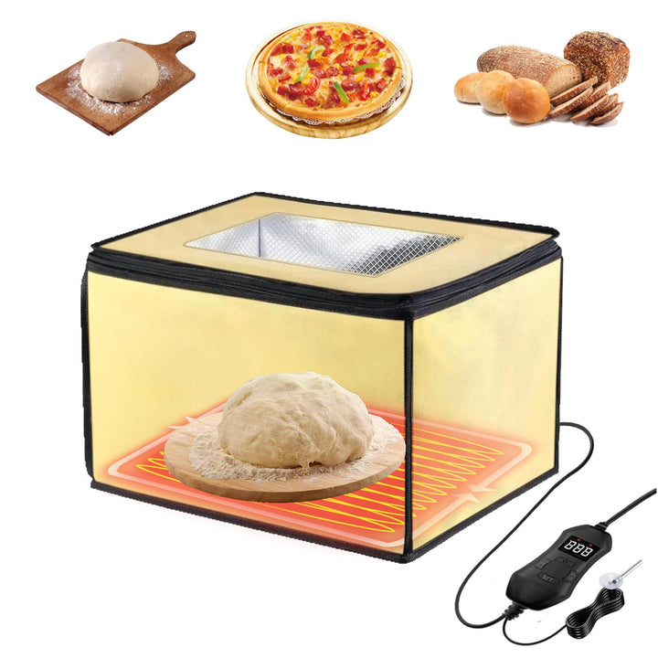 Brot Gärbox Sauerteig, Brot Gärbox mit Heizung und NTC-Temperatursensor, Gärschrank for Teig mit Ein