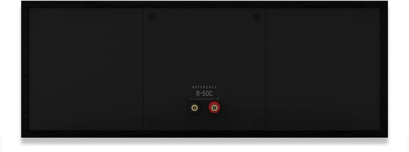 Klipsch R-50C Black (Einheit) - Zentrallautsprecher Schwarz für Heimkino - 100 W/400 W - 8 Ohm