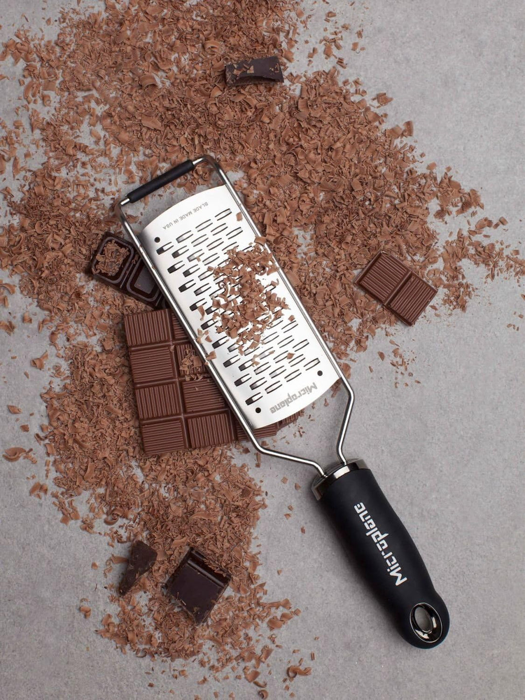 Microplane Gourmet Reibe fein grob sehr grob Sternenklinge Raspel + Prymo Schutzhandschuh Grösse 2-W