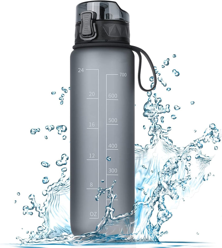 FULDENT Trinkflasche 750ML Sport Wasserflasche [Trinkflasche BPA Frei] Trinkflasche mit rutschfest G