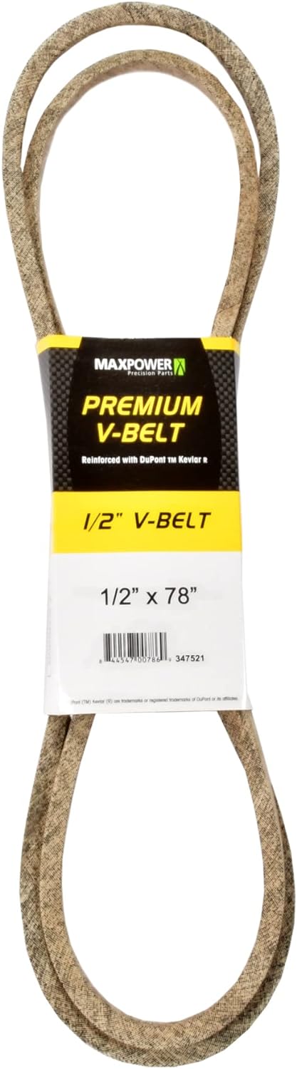 MaxPower Keilriemen 347521, Kevlar verstärkt, 1/2" x 78" - 4L780 - Aussenlänge L(a) 1980 mm., 78" -