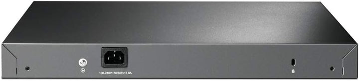 TP-Link TL-SG3428MP 28-Port Gigabit L2+ Managed Switch mit 24 PoE+ Ports Schwarz, v2.0 & ER605 5 Por