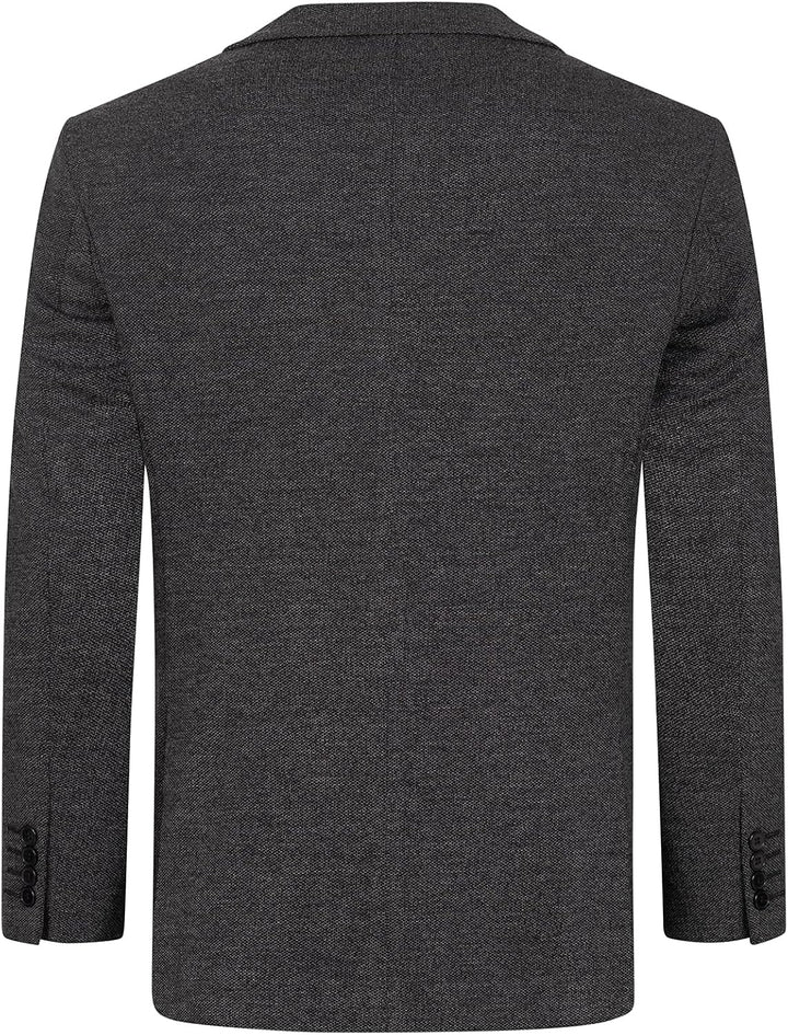 Indumentum Herren Sakko Blazer IJS-101 S Schwarz, S Schwarz