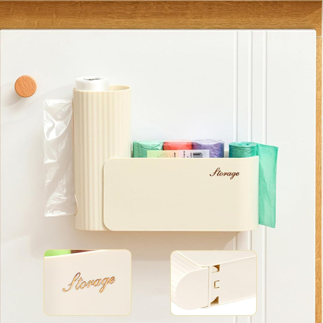 Müllsack Organisator Wand, Wandmontierter Trash Bag Organizer, Wand Montierter Müllsack Spender, Sel