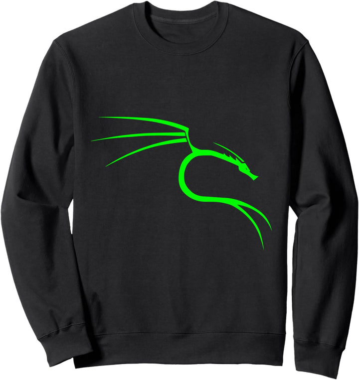 Coole Hacker-Nerd-T-Shirts - Kali Linux Dragon Hoodie Sweatshirt