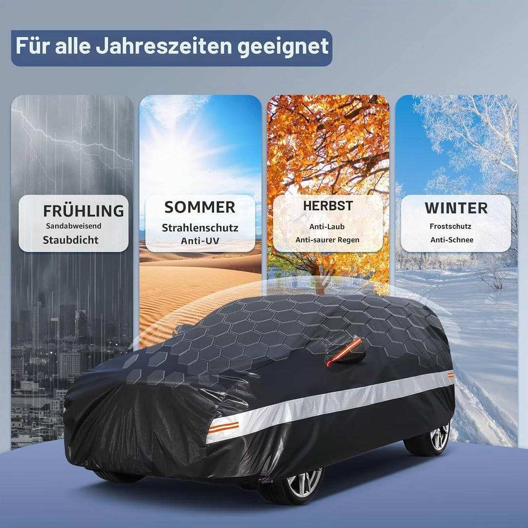 Autoabdeckung SUV Passend für BMW X5 E70/F15/G05（2007-2026） 10 Schichten Vollgarage Auto Abdeckplane