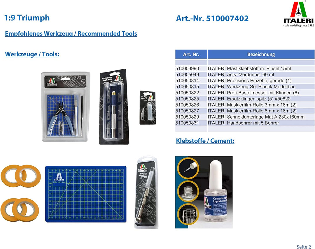 Carson 510007402 - 1:9 Triumph,