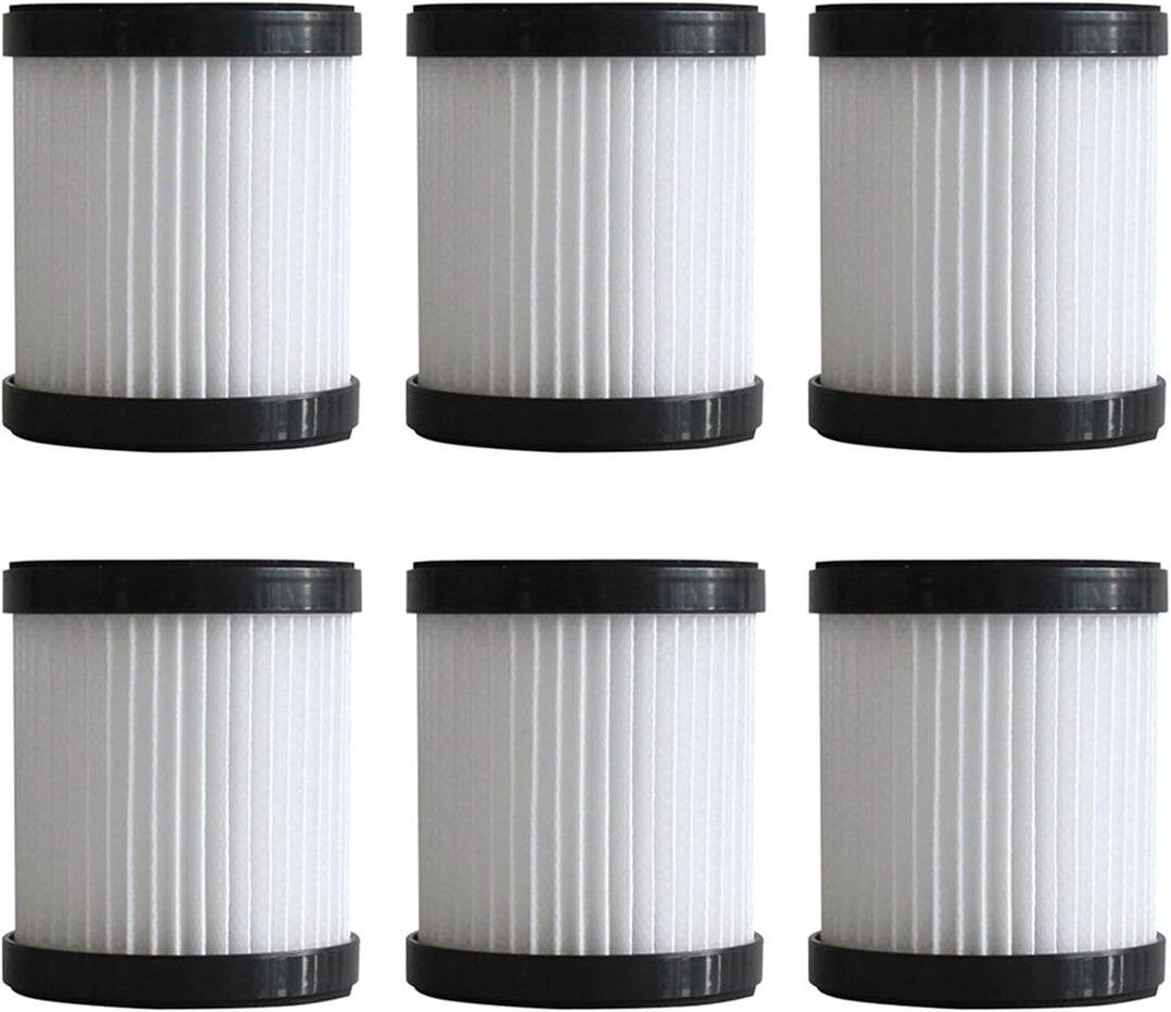 6Pcs XL-618A Flitters Ersatzfilter für MOOSOO XL 618A Akku-Staubsauger, Staubsauger Filter Sieb Stau