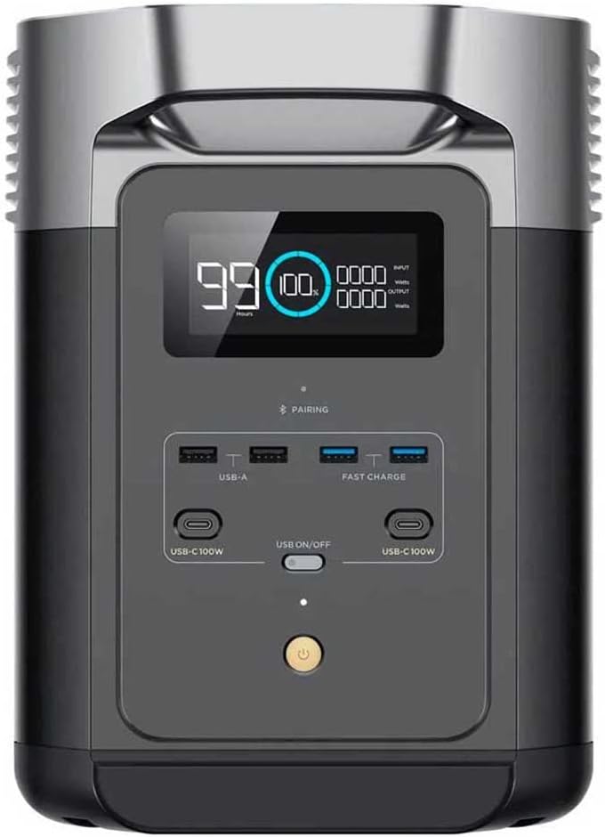 EcoFlow Delta 2 Lithium Iron Phosphate (LiFePO4) 2200 W 12 kg