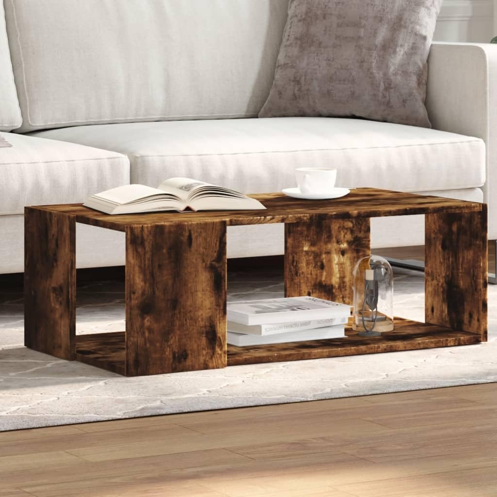 vidaXL Couchtisch, Beistelltisch mit Stauraum, Kaffeetisch Sofatisch für Wohnzimmer, Teetisch Tisch