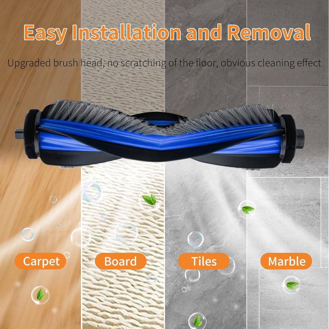 2 Stück T50 Pro Omni Rollenbürsten für ECOVACS DEEBOT DEEBOT T50 Max/T50 Pro/T50 Omni/T50 Pro Omni/T
