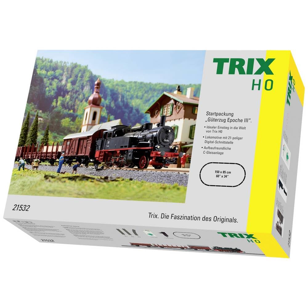 TRIX H0 T21531 Digital Starter Kit Güterzug Epoche III, Verschiedene
