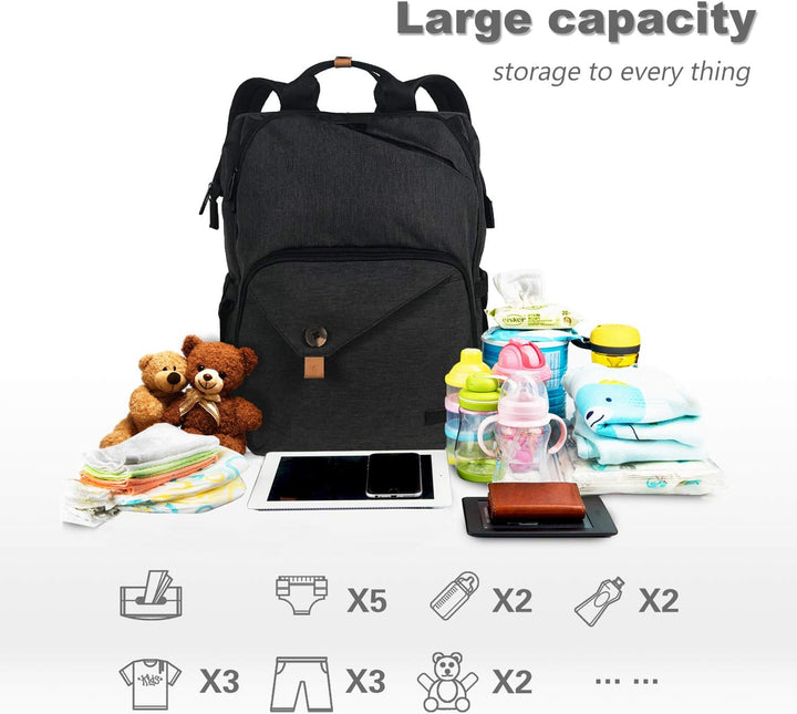 Hap Tim Baby Wickelrucksack Wickeltasche/Rucksack - Multifunktions-Designer Windeltaschen Grosse Kap