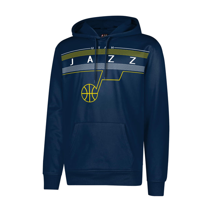 NBA Herren Fleece Hoodie Pullover Sweatshirt Poly Midtown, Herren, Midtown Hoodie L Blau, L Blau