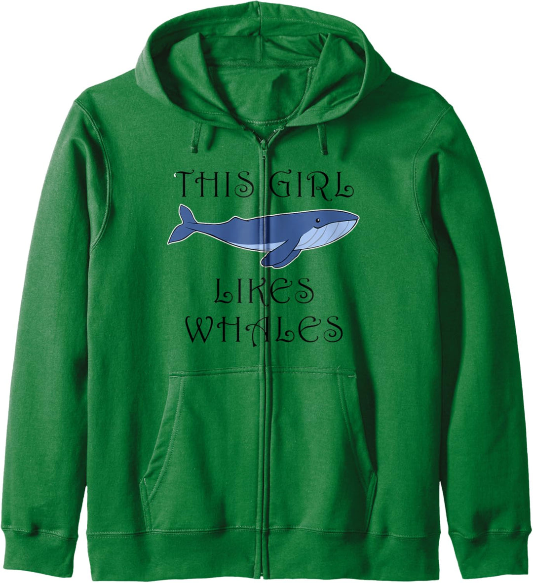 Mädchen mag Wale Wildlife Natur Ozean Kapuzenjacke