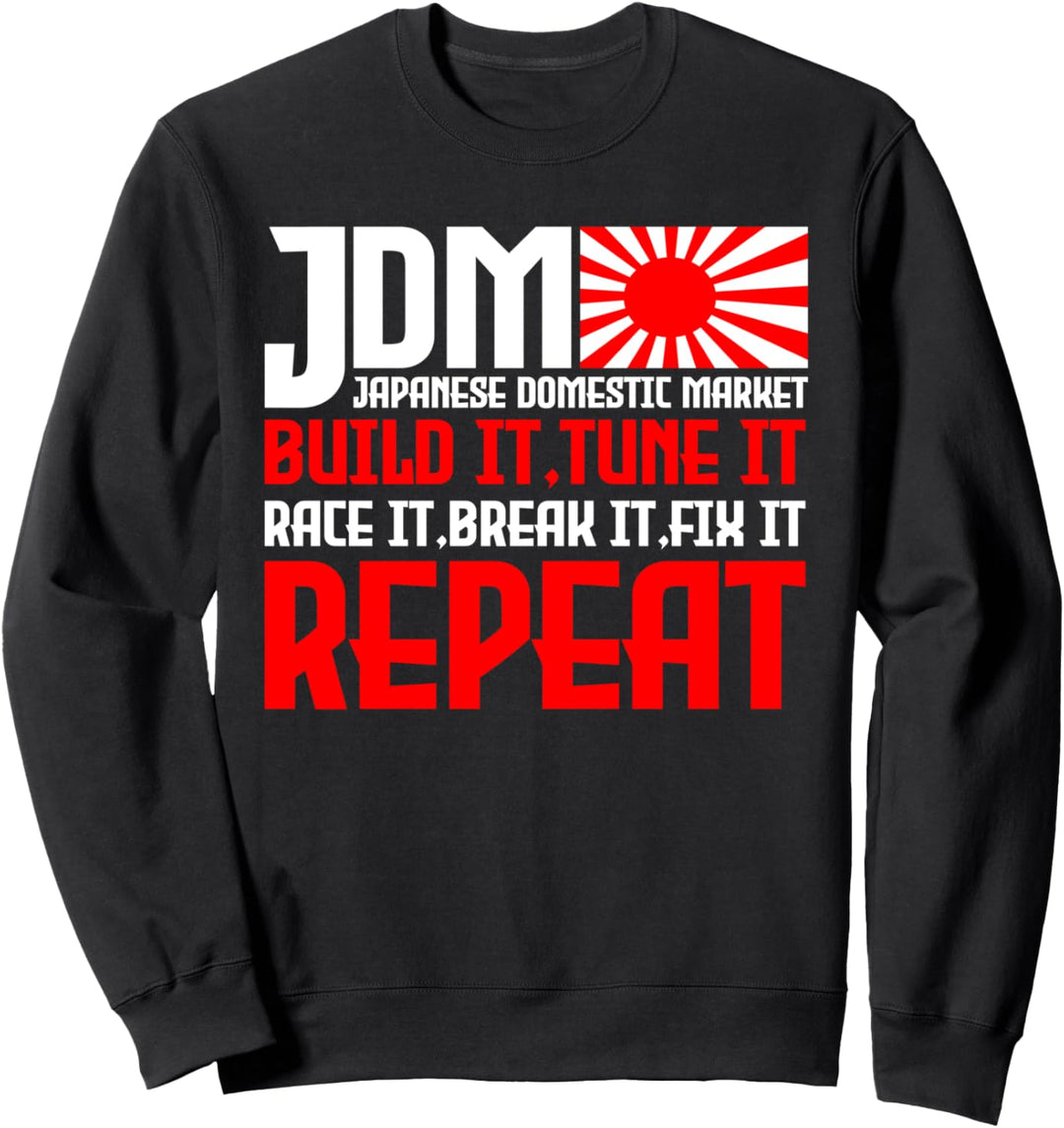 JDM Motorsport Auto Tuning Automotive Sweatshirt
