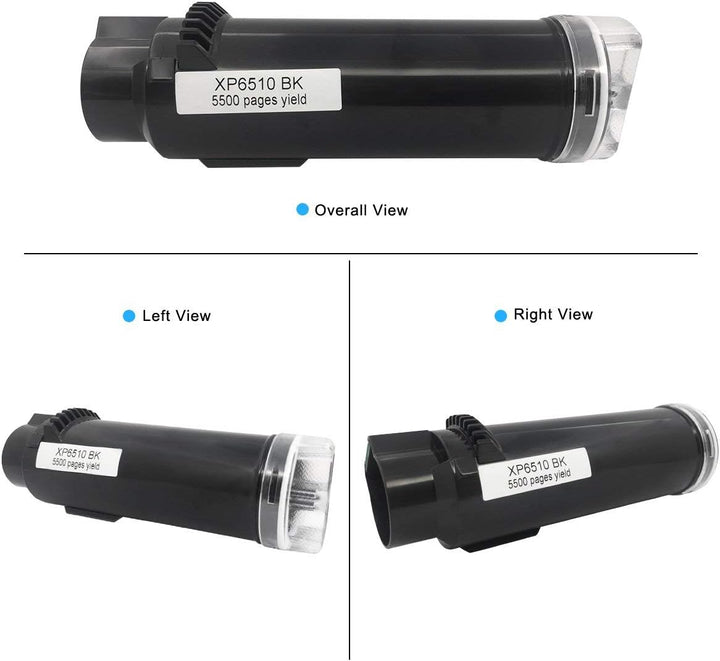 GREENPRINT Kompatible Tonerkartuschen 6510 6515【Extra High Yield】 5500 Seiten 2 Schwarz für Xerox Ph