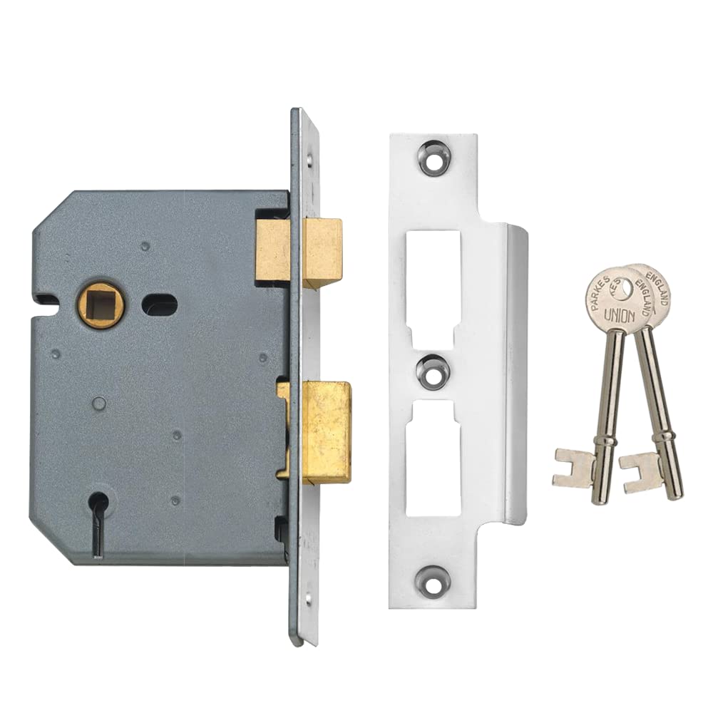 Union UNNJ2277SC30 2277 3 Hebel Einsteckschloss, Multi 1 Multi, 1 Multi