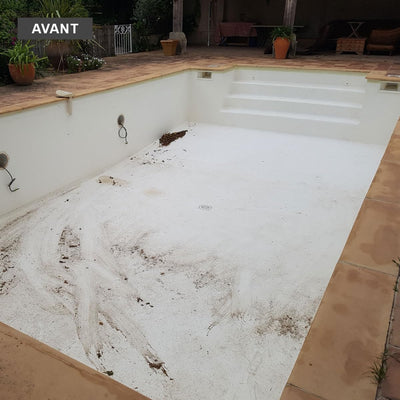 Schwimmbadfarbe - Schwimmbeckenfarbe - Poolfarbe für Betonbecken, Poolbeschichtung ARCAPISCINE Weiss