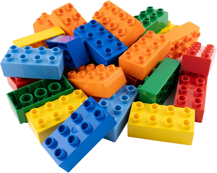 LEGO® DUPLO® 2x4 Steine 3011 – 20x Bausteine bunt gemischt NEU – Klassische Grundbausteine, individu