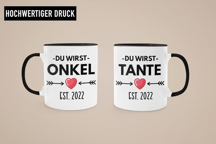 Trendation - Ihr werdet Onkel und Tante 2022 Geschenk Schwangerschaft Verkünden Baby Überraschung Du