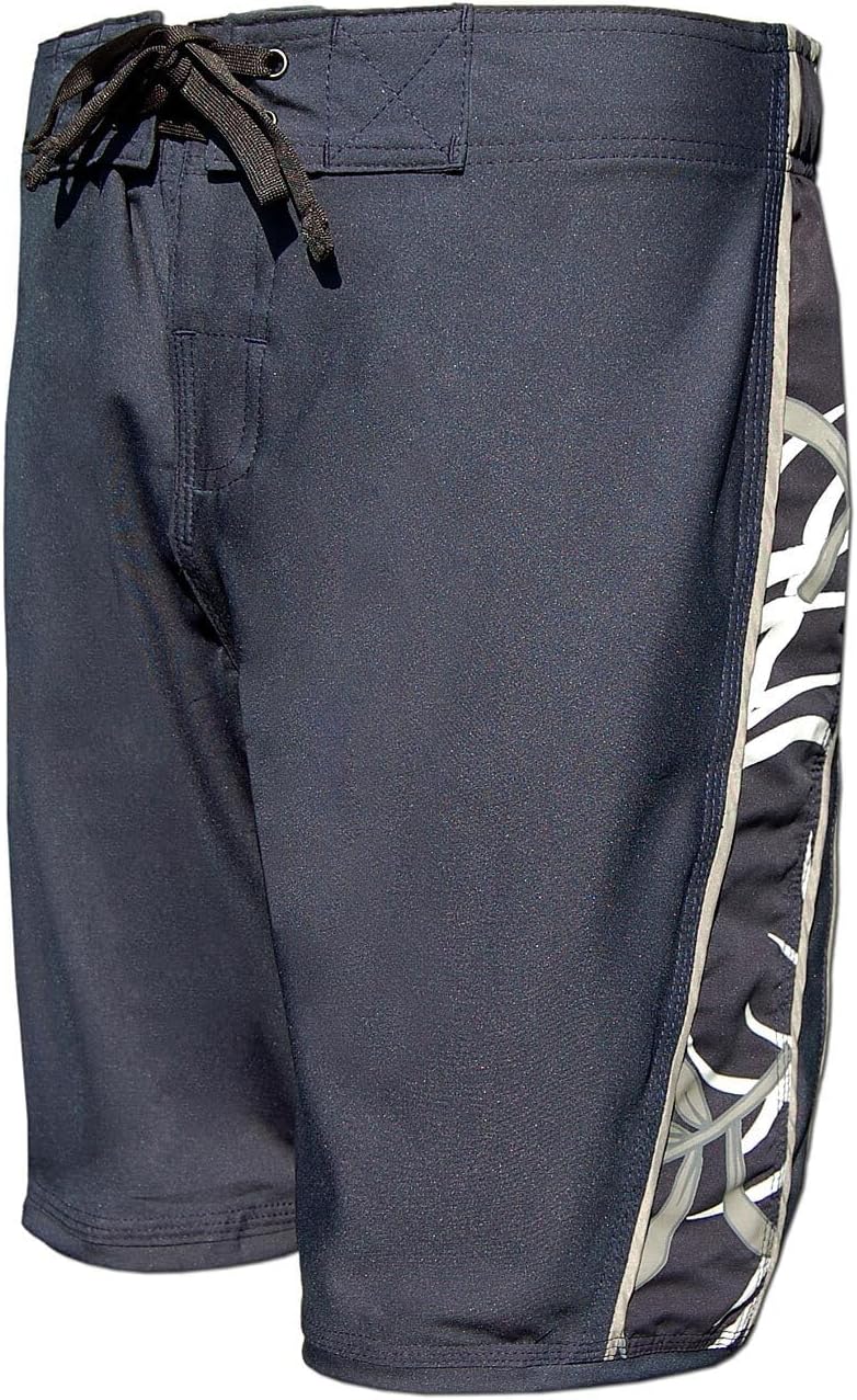 SEESTERN Herren Microstrech Boardshorts m.Gummizug hinten Surfshorts Boardshort Badehorts XS-3XL /23