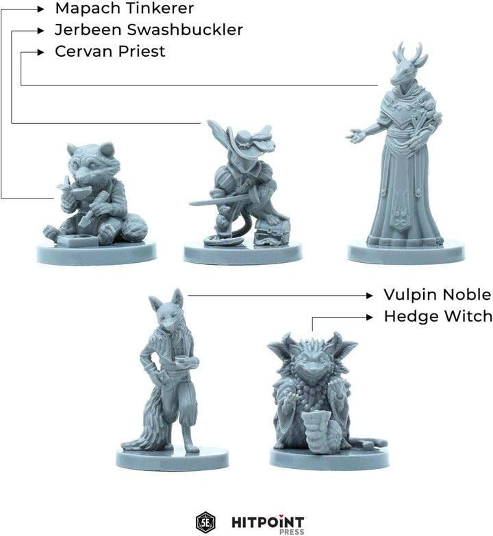 Hit Point Press HPP0M003 Humblewood Miniature: Humblefolk