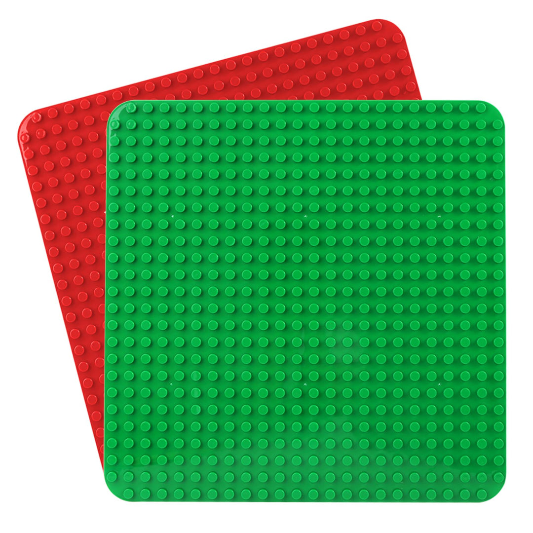 grosse Platte Kompatibel mit Lego Duplo, 38 x 38cm grundplatte, Konstruktionsspielzeug für Mädchen u