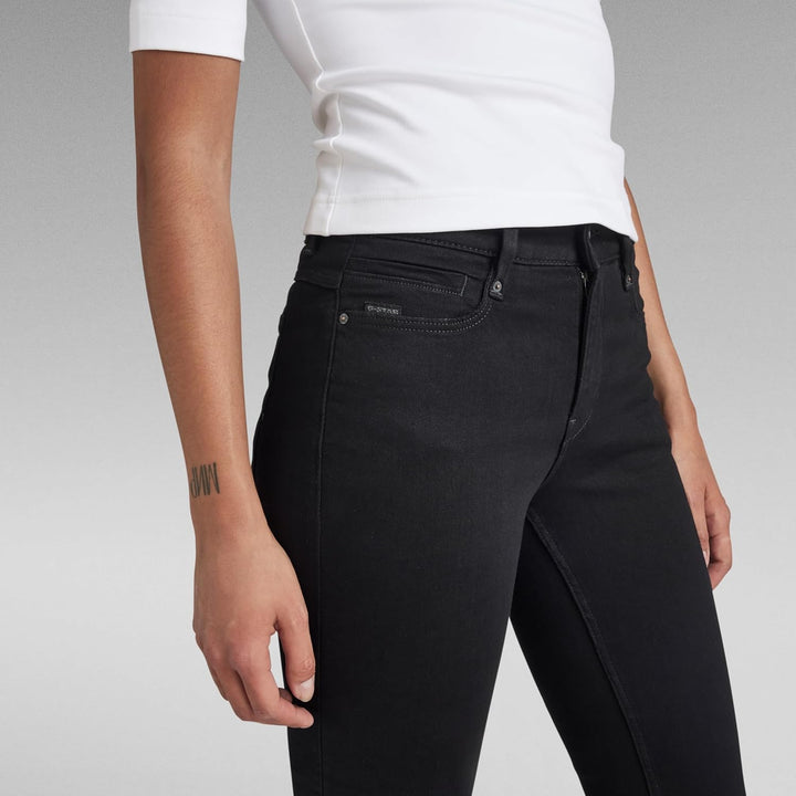 G-STAR RAW Damen Noxer Straight Jeans 22W / 30L Schwarz (Pitch Black D17192-b964-a810), 22W / 30L Sc