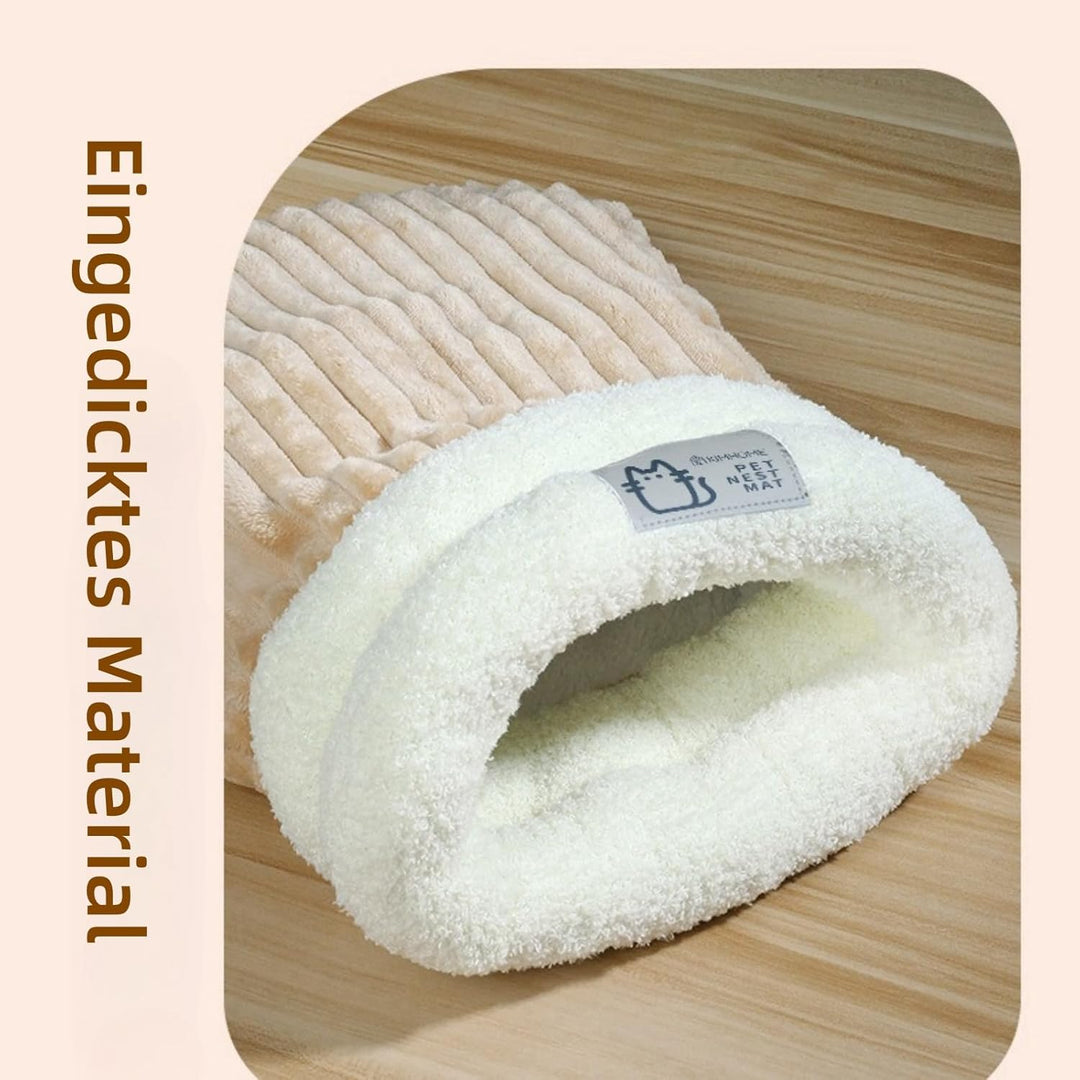Schlafsack für Katzen Katzenschlafsack Kuschelhöhle Katze Warm Katzenbett Katzensack Gifts for Small
