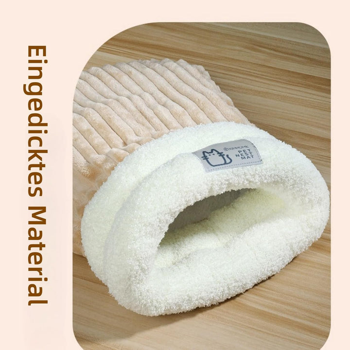 Schlafsack für Katzen Katzenschlafsack Kuschelhöhle Katze Warm Katzenbett Katzensack Gifts for Small