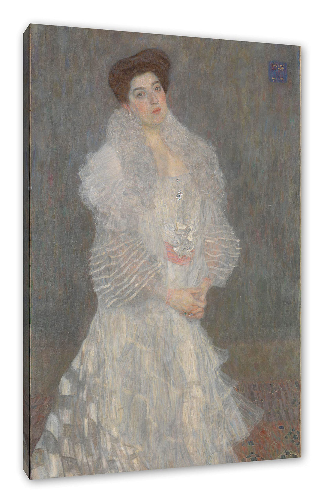 Generisch Gustav Klimt - Hermine Gallia als Leinwandbild / Grösse: 100x70 cm / Wandbild / Kunstdruck