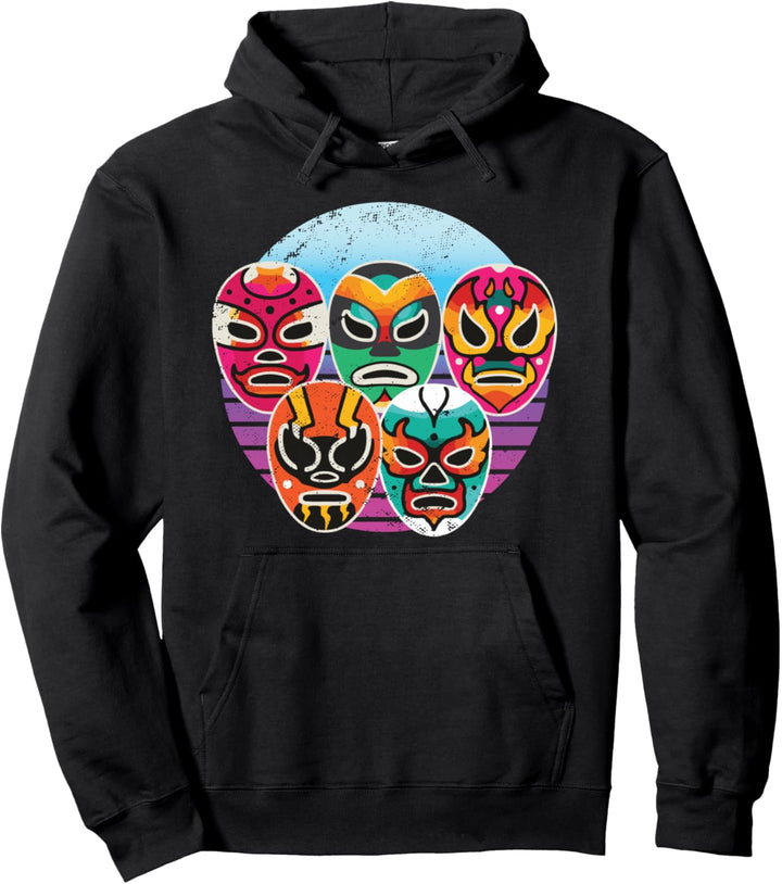 Mexikanische Wrestling Maske I Mexikanisches Wrestling Pullover Hoodie