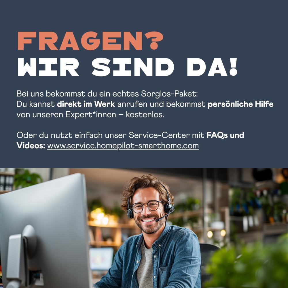 HOMEPILOT Gateway Premium - Smart-Home-Zentrale zur Steuerung Aller smarten HOMEPILOT Produkte per k