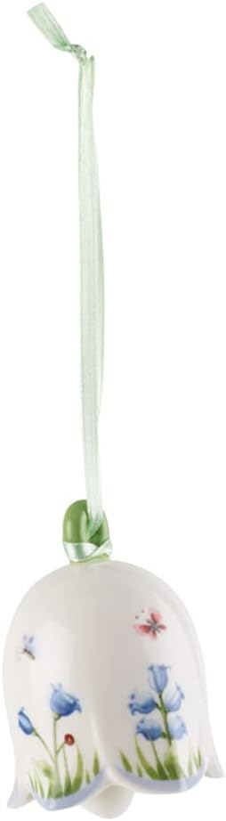 Villeroy & Boch "New Flower Bells Ornament Glockenblume, Porzellan, Grün/Gelb, Glöckchen