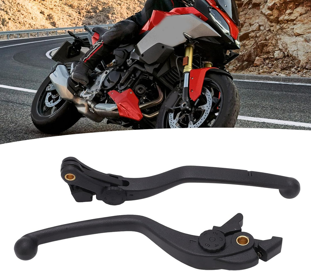 Perch Brake Clutch Handhebel Set 1 Paar Motorrad Bremskupplungshebel Links Rechts Griff Bremshebel E