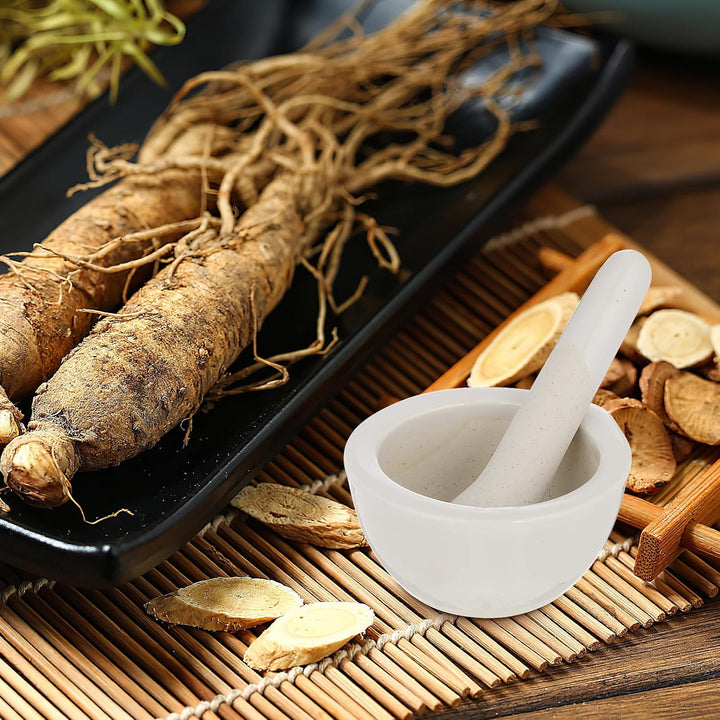 UPKOCH Mörser mit Stössel Mörser Marmor Pfeffer Mörser Klein Porzellanzerkleinerer Pfefferschale Han