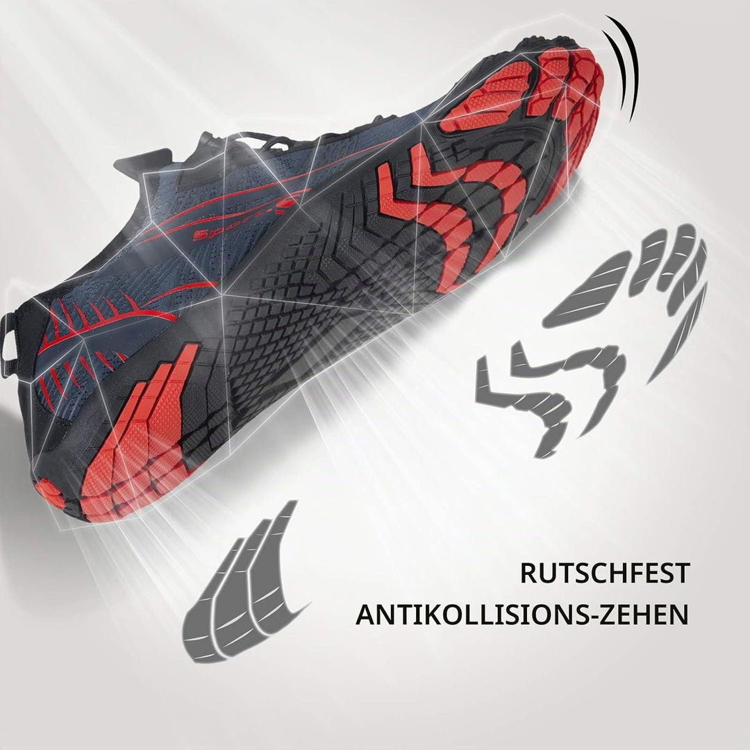 IceUnicorn Barfuss Schuhe Damen Walkingschuhe Barfussschuhe Herren Anfänger Bequeme Atmungsaktiv Ges