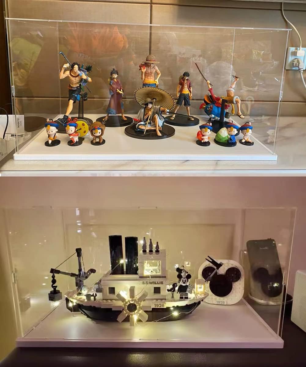 Acryl Vitrine Klar für Lego Actionfiguren Funko Pop Modell Skulptur Transparenter Plexiglas Display