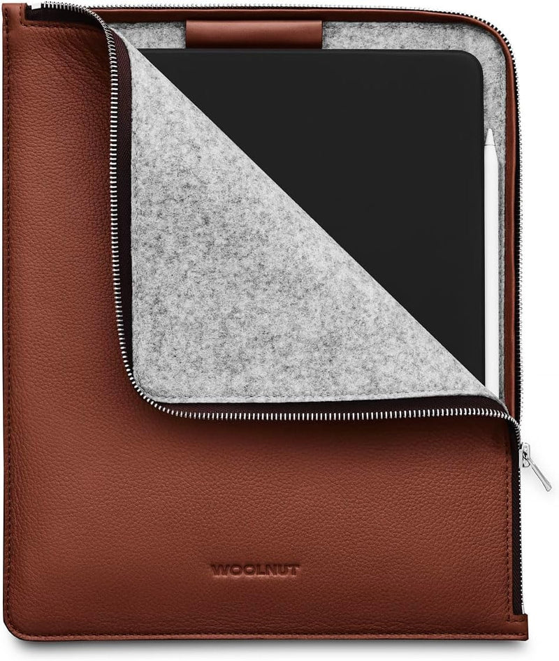 Woolnut Leder Folio Case Hülle Tasche für iPad Pro 12.9 Zoll - Cognac Braun 12.9-inch iPad Pro Cogna