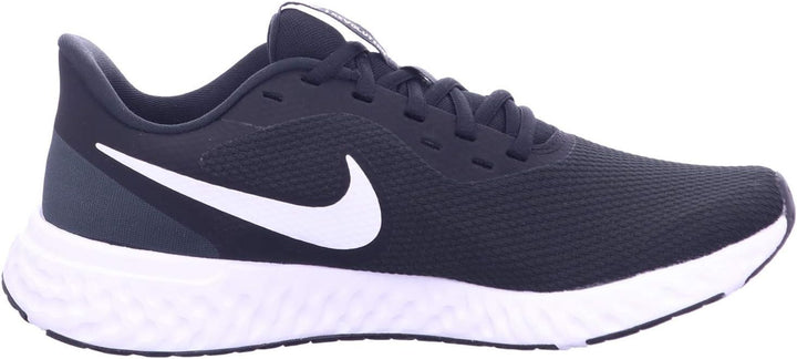 Nike Herren Revolution 5 Sneaker 45 EU Schwarz Black White Anthracite, 45 EU Schwarz Black White Ant