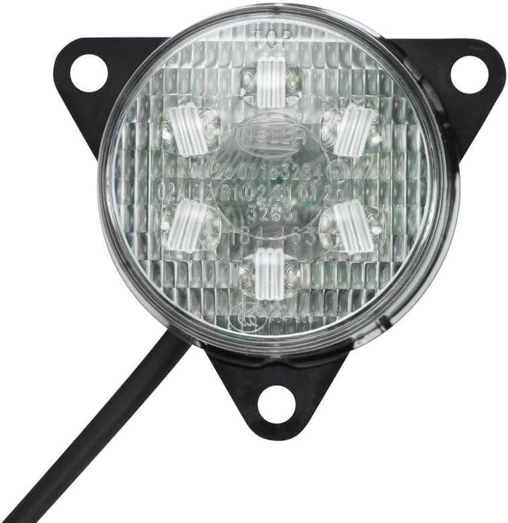HELLA - Blinkleuchte - LED - 24V - Anbau/geschraubt - Lichtscheibenfarbe: glasklar - Kabel: 500mm -