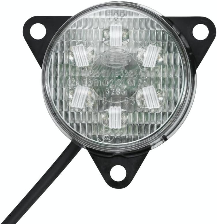 HELLA - Blinkleuchte - LED - 12V - Anbau/geschraubt - Lichtscheibenfarbe: glasklar - Kabel: 500mm -