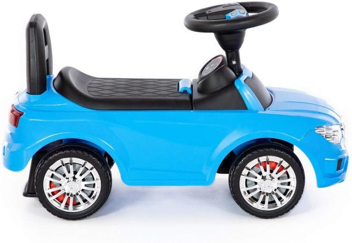 Rutscher Auto blau Super Car Nr.5 Sound Kinder Rutscherfahrzeug Lauflernhilfe