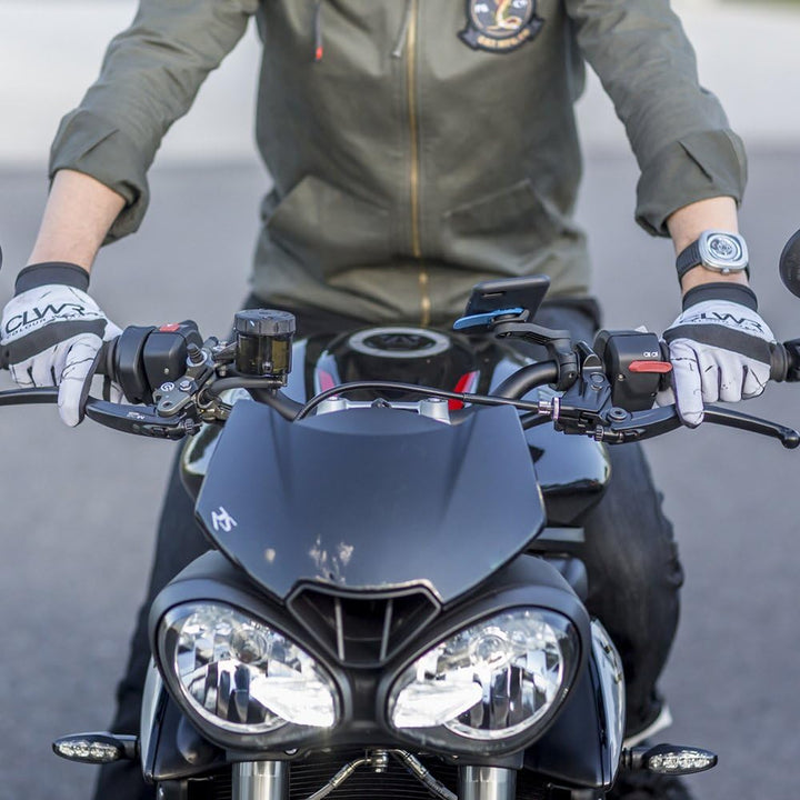 Quad Lock Motorradlenkerhalterung für iPhone und Samsung Galaxy-Handys Halterung allein, Halterung a