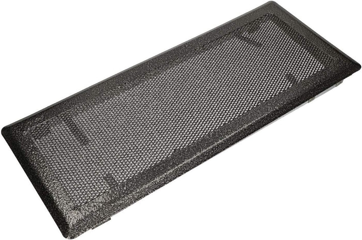 KOTARBAU Luftgitter 16 x 45 cm Silber - Antik Kamingitter Ofengitter Lüftungsgitter Warmluftgitter K