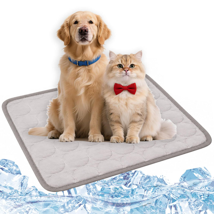 Yuragim Kühlmatte für Hunde Gross, Selbstkühlende Hundematte Sommer 100x70 cm, Kühldecke für Hunde u